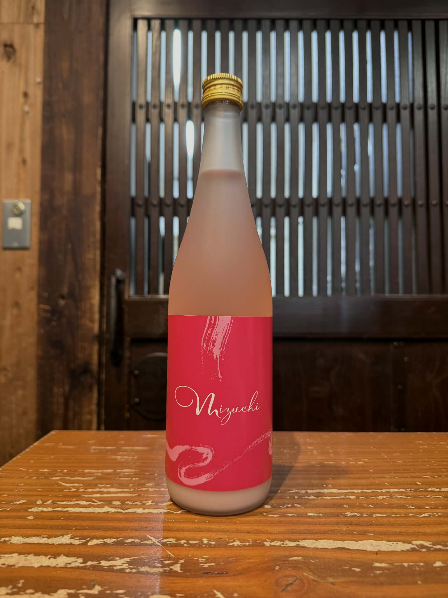 Mizuchi 桃  純米桃色にごり　　　　720ml
