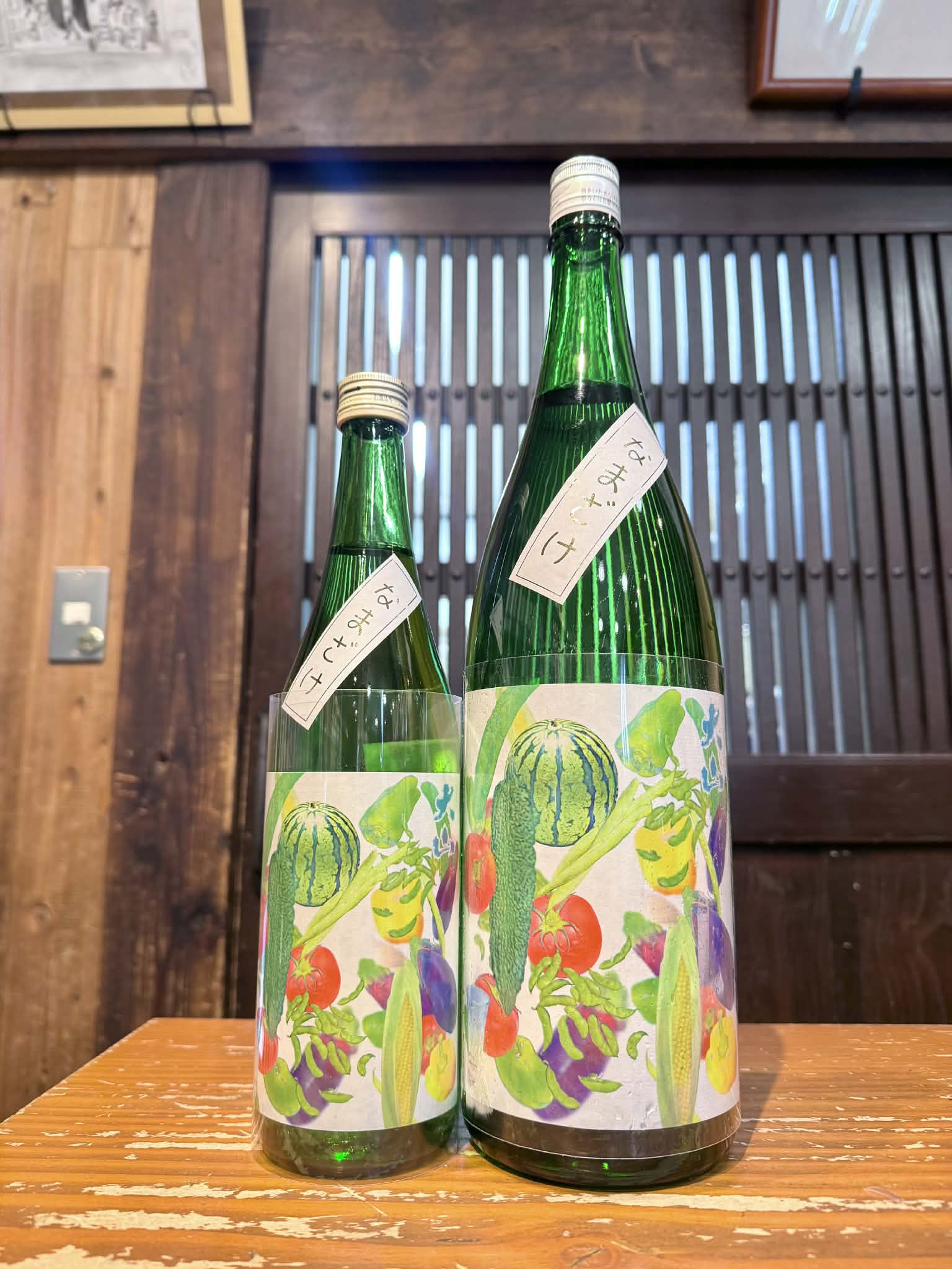 大山 夏野菜ラベル 特別純米生酒　　720ml