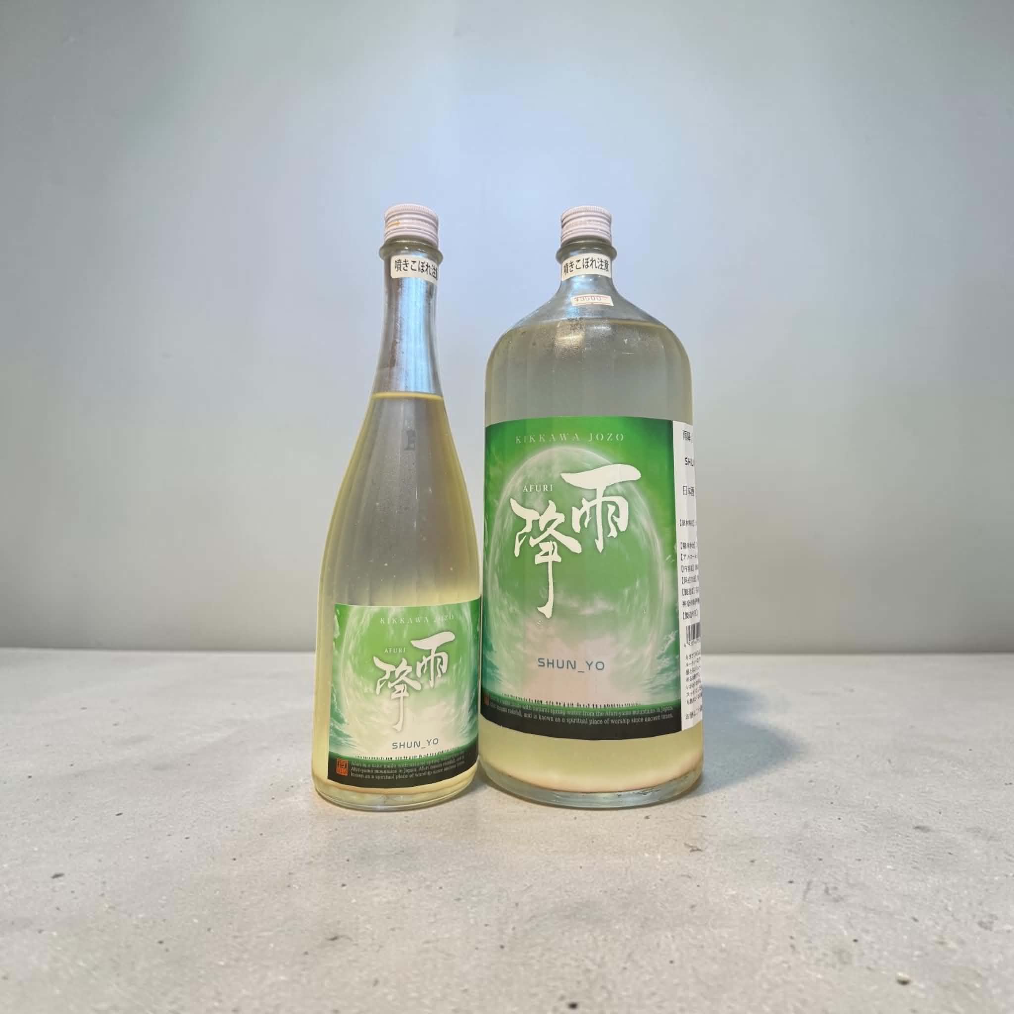雨降 SHUN_YO 純米酒　　720ml