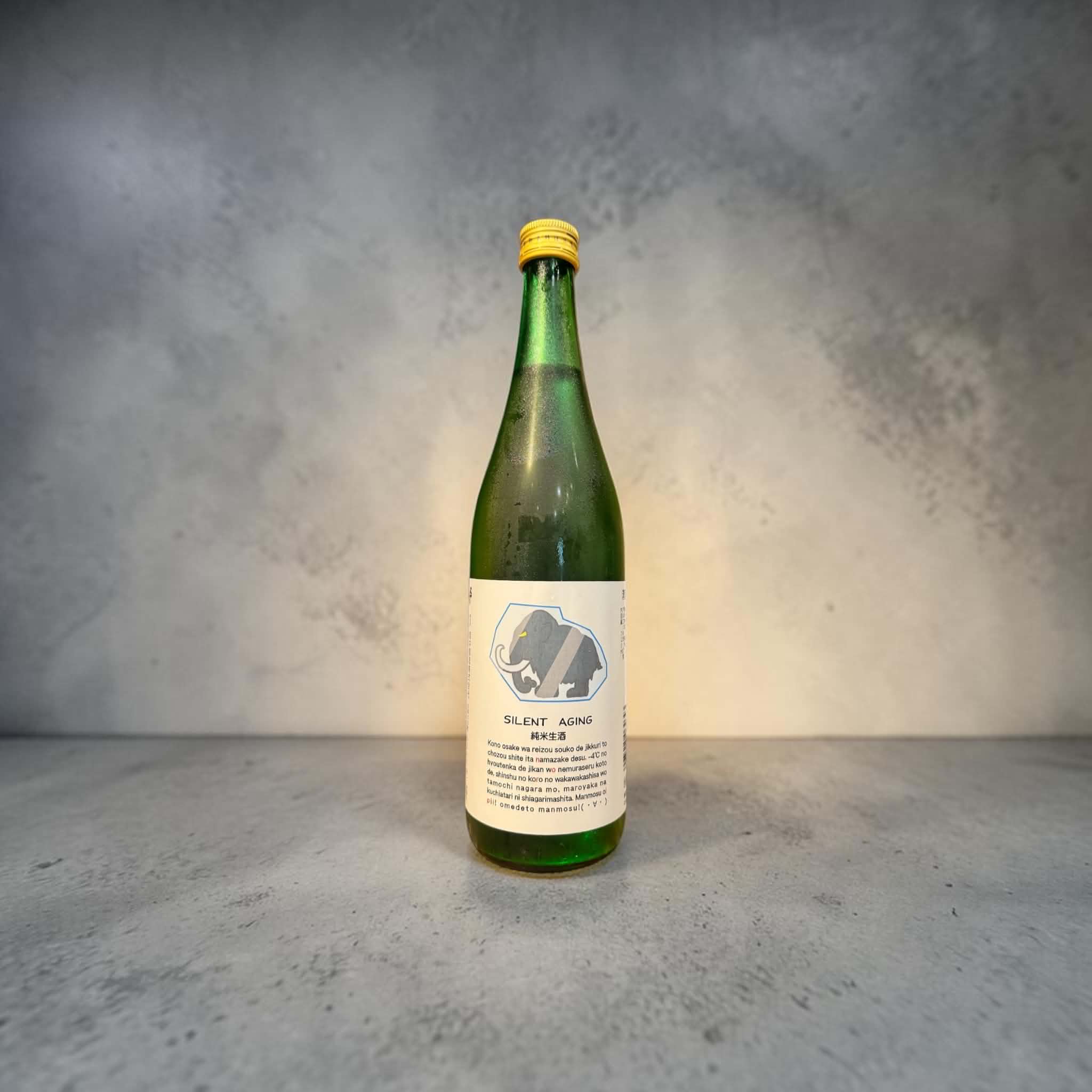 【五橋　呑みの市】　五橋　純米生酒　SILENT AGING　　　720ml