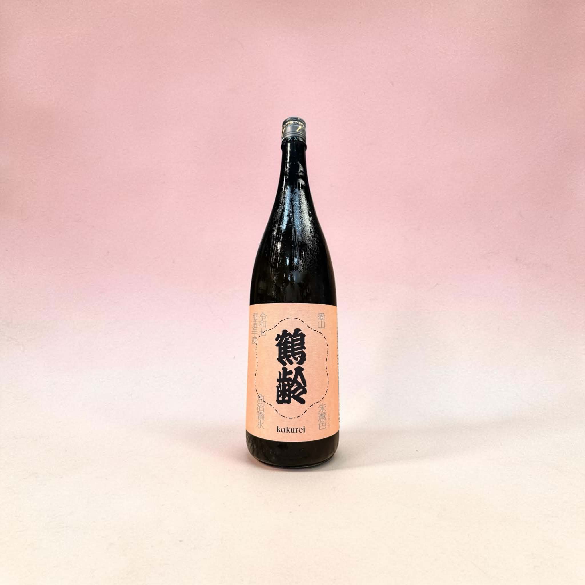 鶴齢　朱鷺色　火入れ　　1800ml