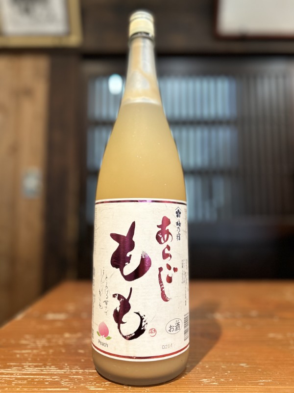 梅乃宿　あらごし　もも　1800ml