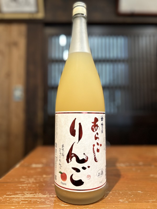 梅乃宿　あらごし　りんご　1800ml